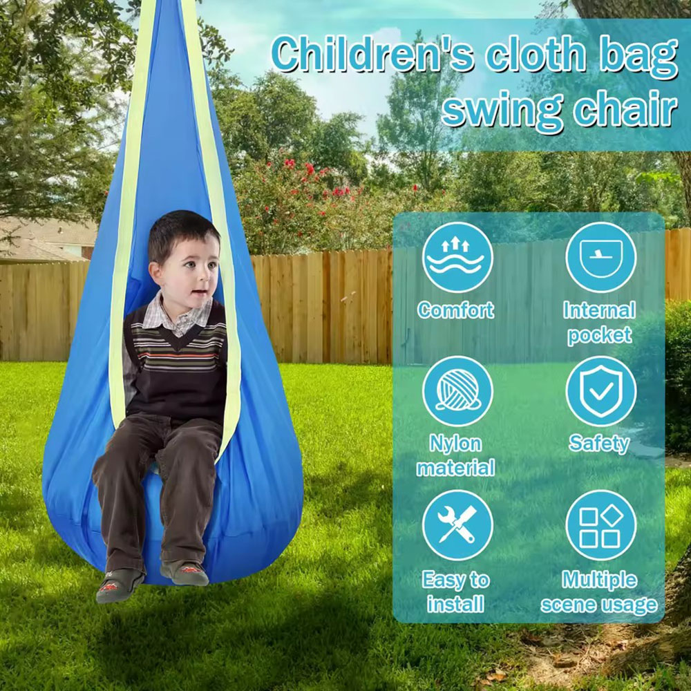 Kids Outdoor Chair - Çocuklar için şişme minderli naylon asma