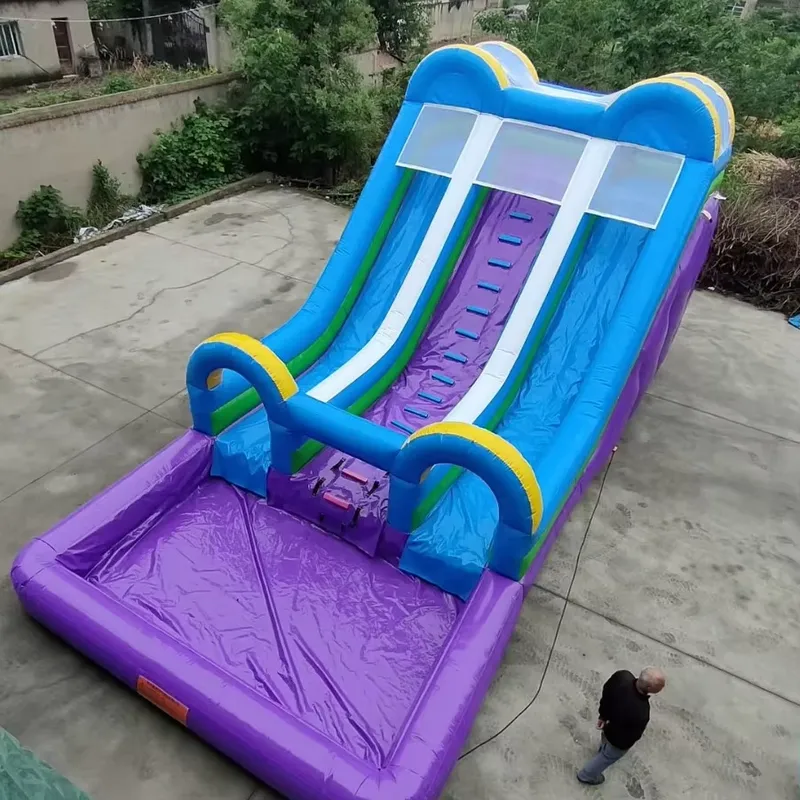 Kids Outdoor Obstacle Course Equipment - Mobil Şişme Su Engel Parkuru Açık