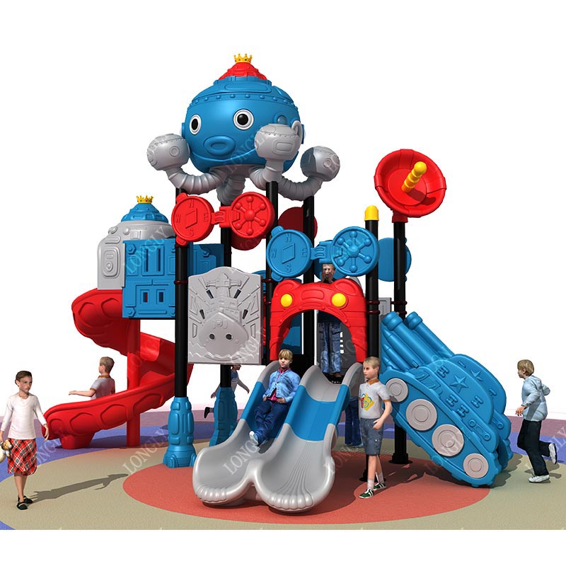 Kids Outdoor Park - Çin Fabrikası Çocuk Plastik Kaydırağı Bahçe