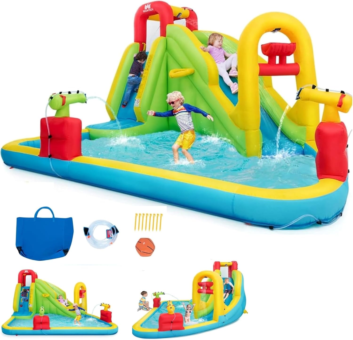 Kids Outdoor Park - Çocuklar için Mega Şişme Su Parkı