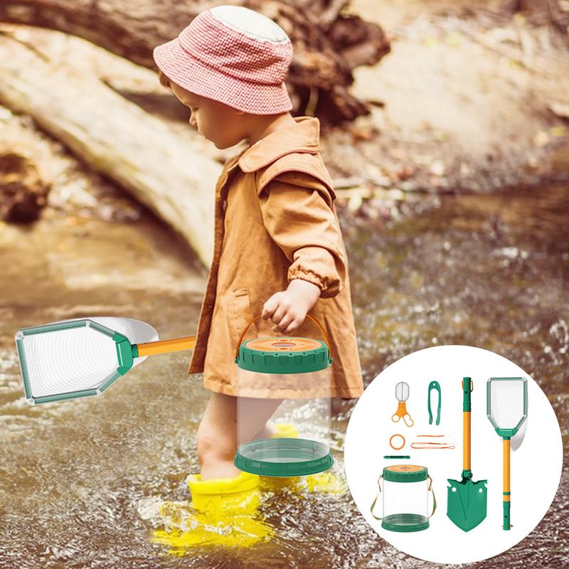 Kids Outdoor Adventure Kit - Kelebek Yakalama Kiti Geri Çekilebilir Yaratık
