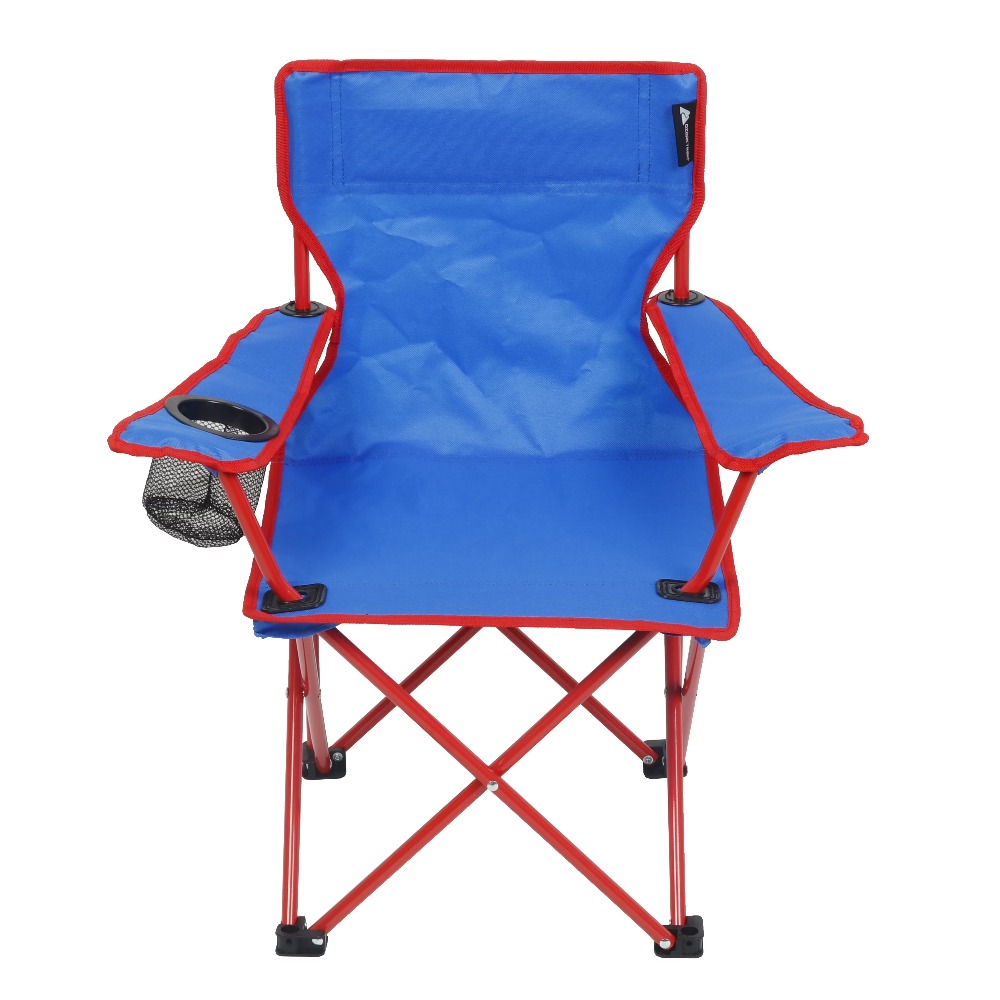 Kids Outdoor Chair - Taşınabilir Çocuk Katlanır Kamp Sandalyesi Bardak