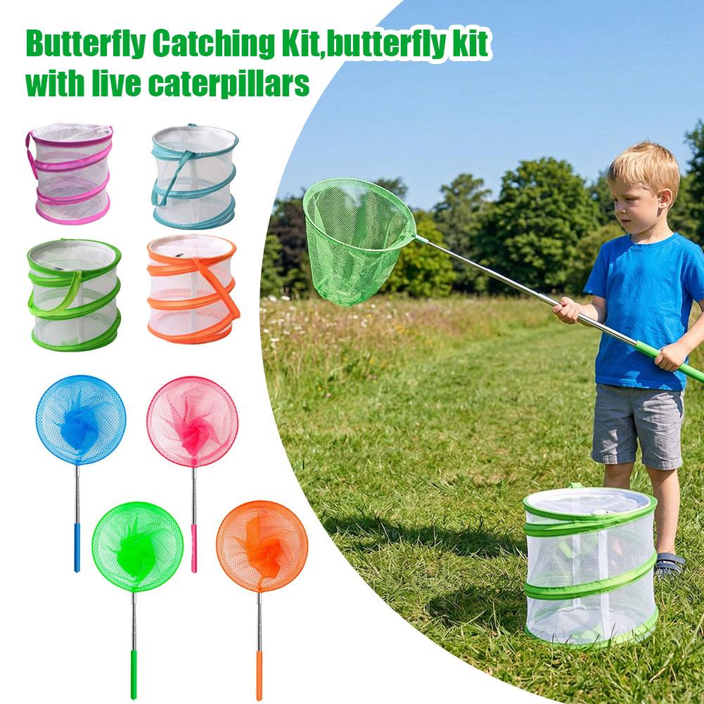 Bug Catching Kit - Çocuklar için Kelebek Yakalama Seti Katlanabilir