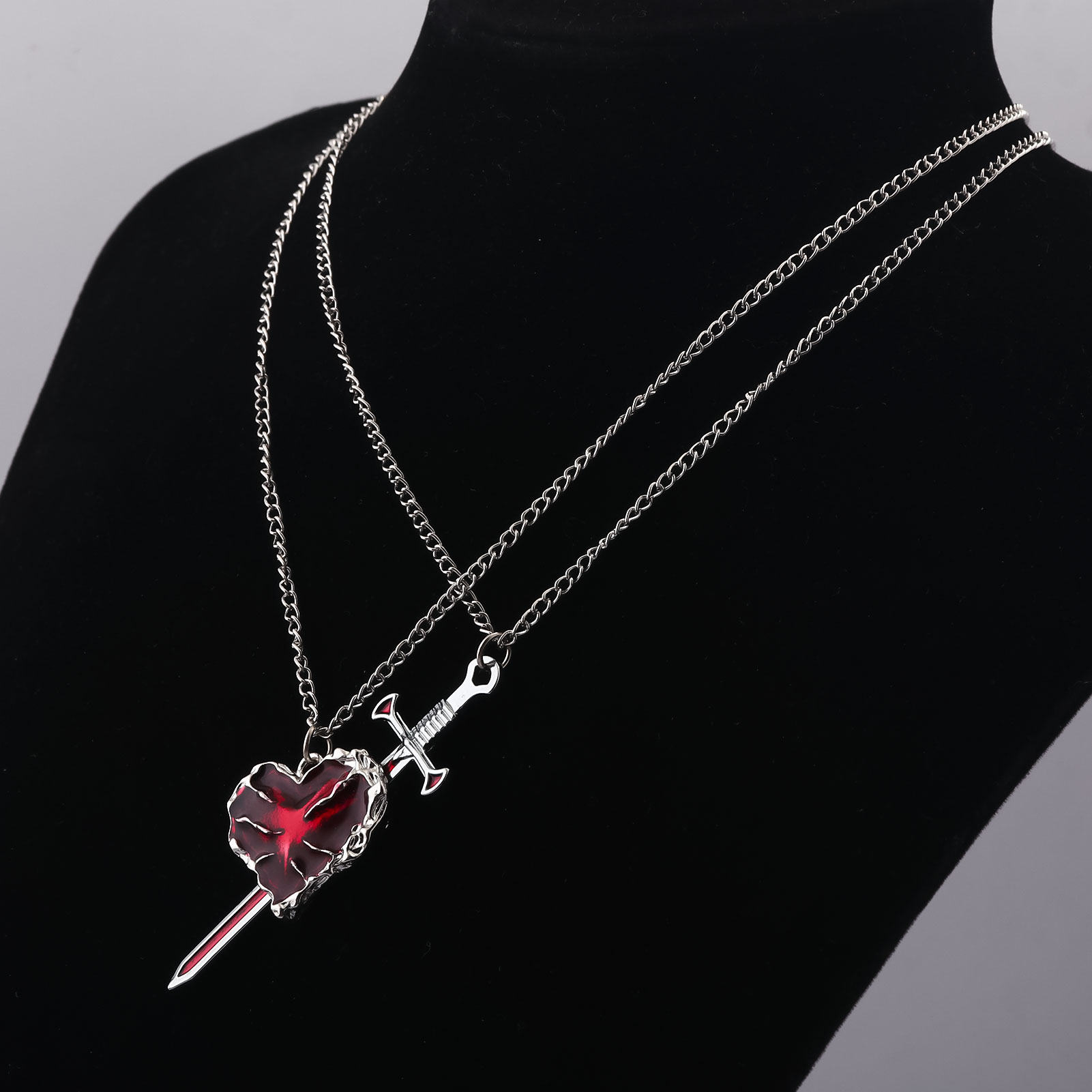 Yeni Kılıç Kalp Çift Kolye Pas - Bubble Sword Wand incelemesi ve fiyatı