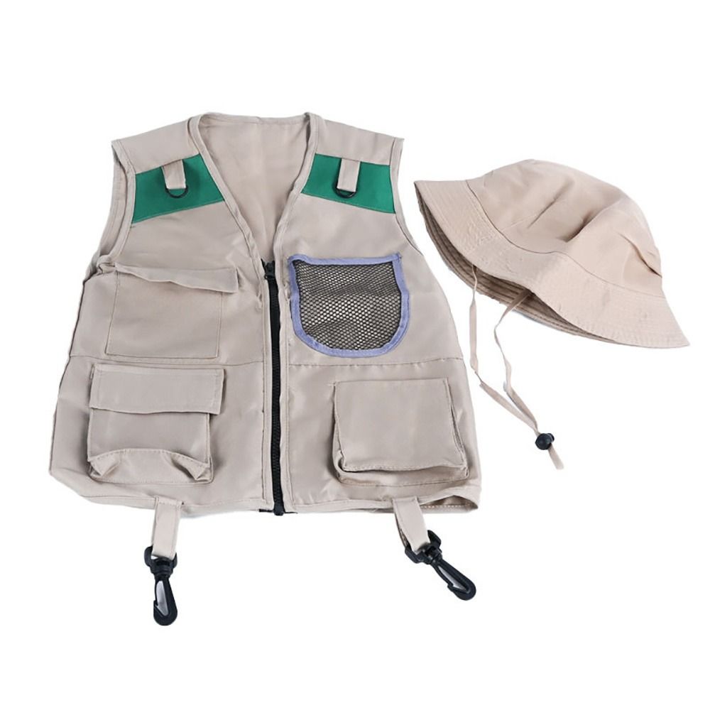 Çok Renkli Kaşif Şapkası Yelek - Kids Outdoor Adventure Kit incelemesi ve fiyatı