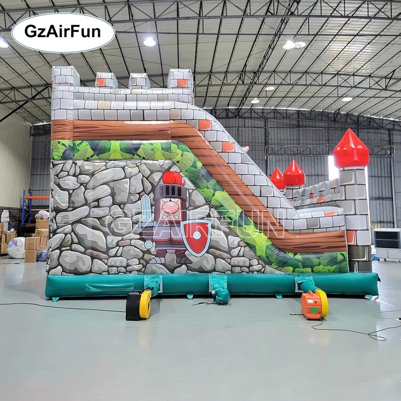 Ticari PVC Şövalye Şatosu Şişm - Kids Outdoor Obstacle Course Equipment incelemesi ve fiyatı