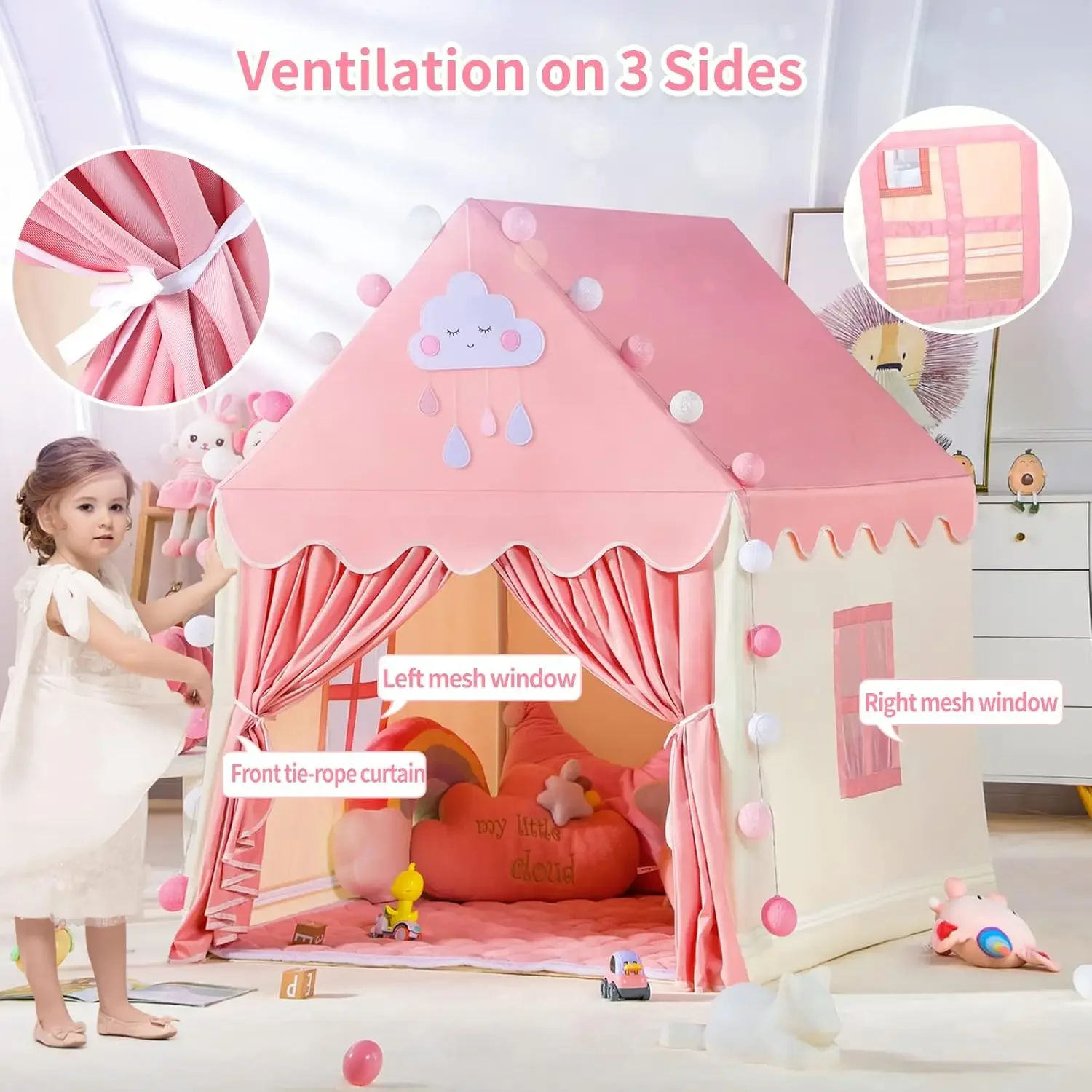 Çocuk Oyun Çadırı Prenses Kale - Kids Outdoor House Accessories incelemesi ve fiyatı
