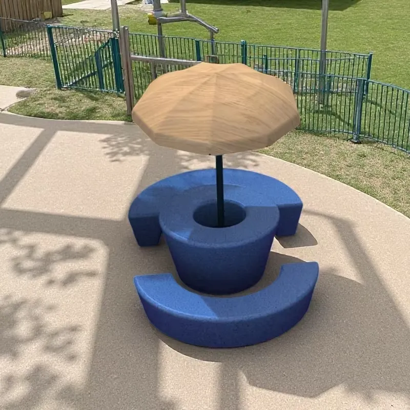 Modern Dış Mekan Yuvarlak Masa - Kids Outdoor Bench With Umbrella incelemesi ve fiyatı