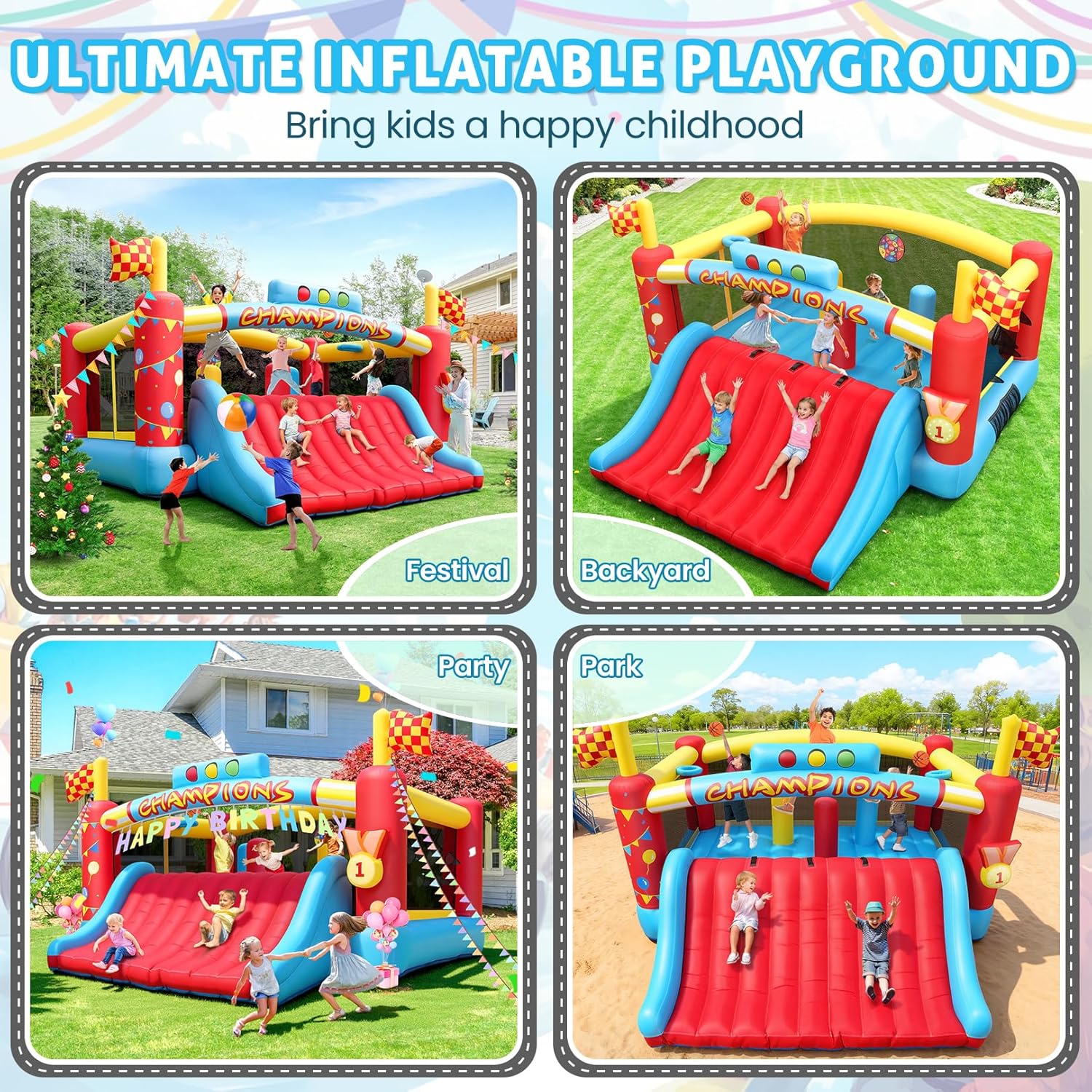 Büyük Çocuklar İçin Büyük Şişm - Kids Outdoor Park incelemesi ve fiyatı