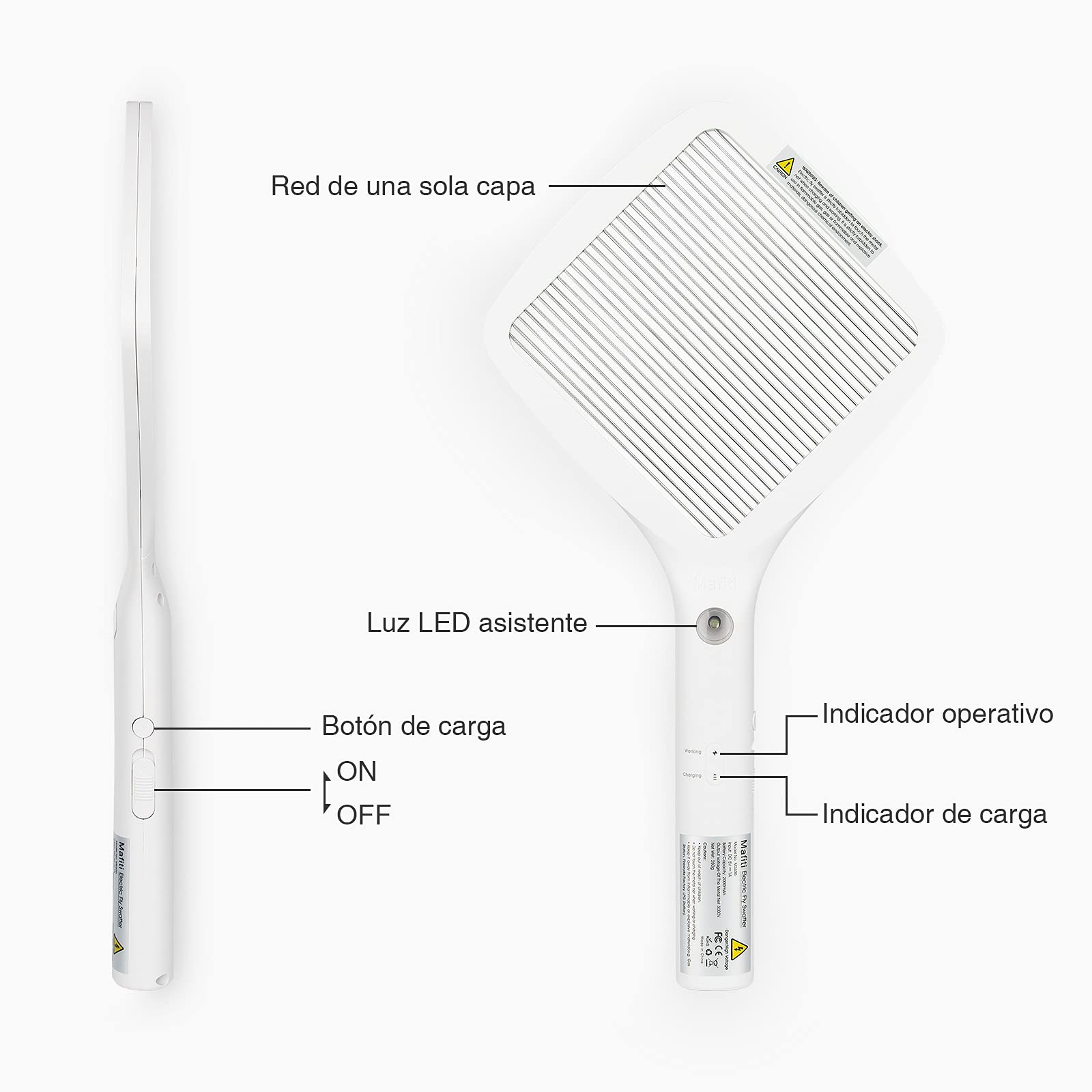 Mafiti Swatter güçlü USB şarj  - Bug Catching Kit incelemesi ve fiyatı